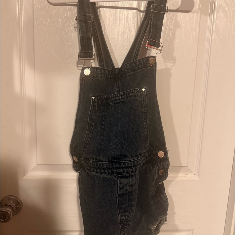 Dark y2k Denim Overalls